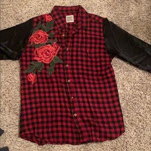 Furst of A Kind flannel button up top